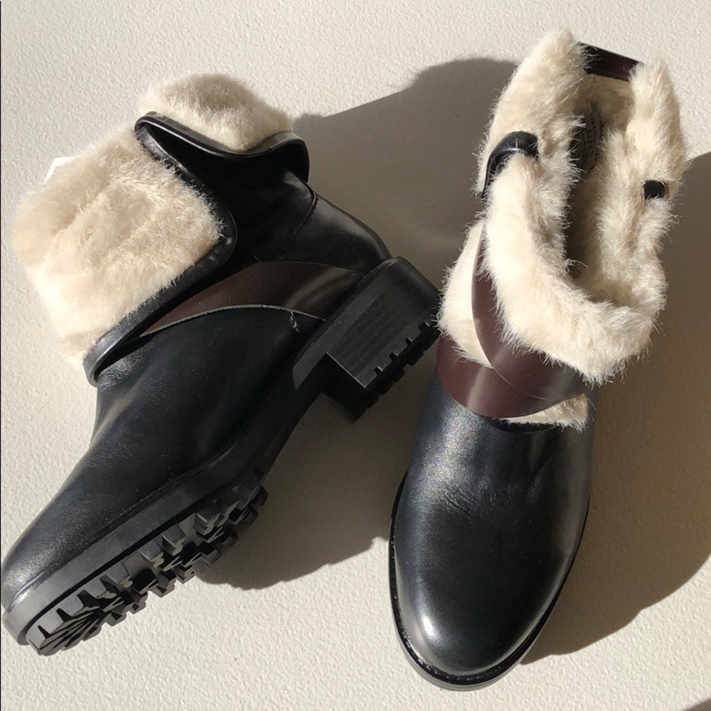 Brand New Faux Fur Zara Boots